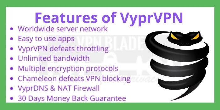 Features of VyprVPN