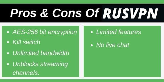 Pros & Cons Of RUSVPN