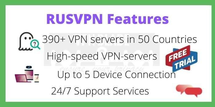 RUSVPN Features