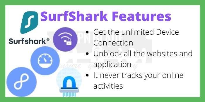 SurfShark Features