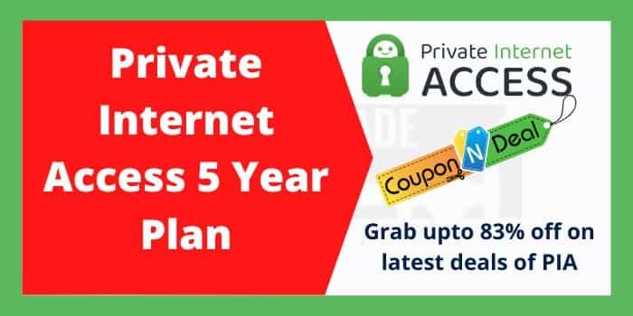 Private Internet Access 5 Year Deal