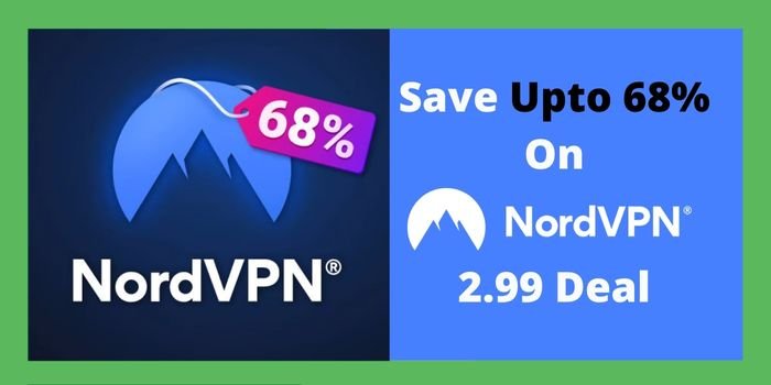 save upto 68% on Nordvpn 2.99 deal