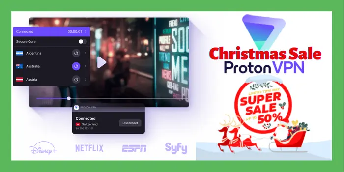 protonVPN christmas sale 50% off