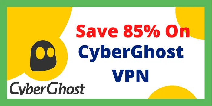 save 85% on CyberGhost VPN