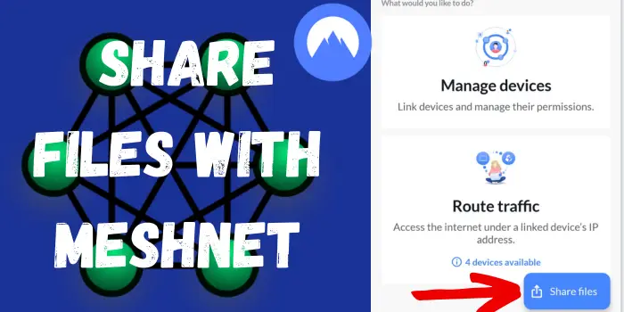 Share Files With Meshnet NordVPN