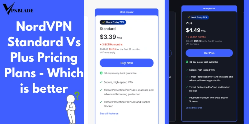 NordVPN Standard Vs Plus pricing plans—which is better?