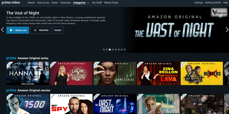 Amazon Prime Video - best alternative for waching your favourite content