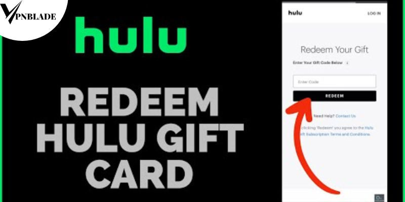 Reedem gift cards after making hulu payment