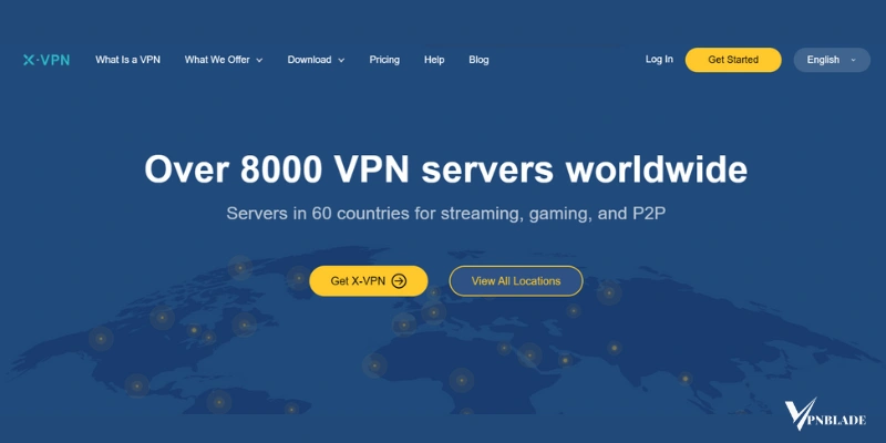 X-VPN server locations