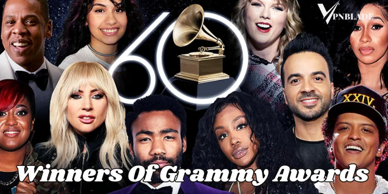 Top winners of Grammy Awards